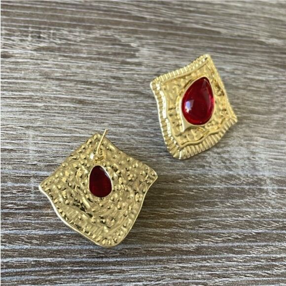 Vintage style earrings A1140 - Picture 3 of 4